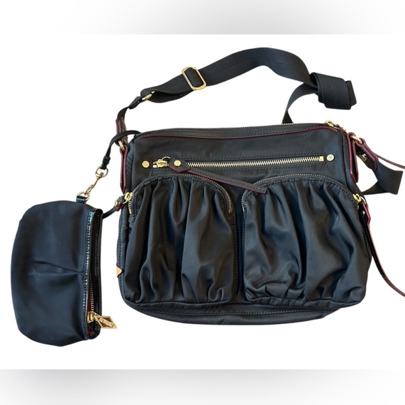 MZ Wallace Handbags - MZ Wallace NWOT cross body bag with leather accents and a coin purse beautiful